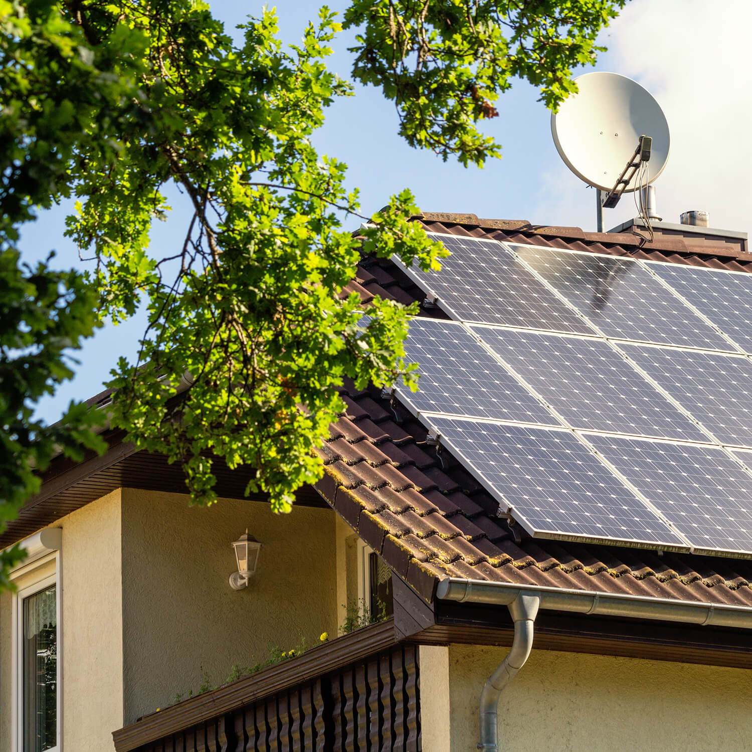 Solarmodule, um Sonnenenergie zu nutzen